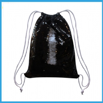  Sublimation Flip Sequin Drawstring bag	