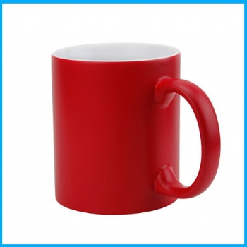 11oz color changing mug  red