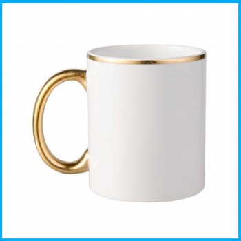 11oz  plating gold mug