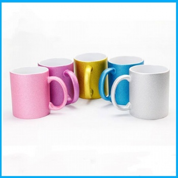 11oz gliter color mug