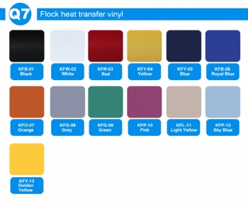  Heat Transfer Paper Flock Vinyl	