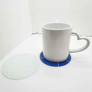  sublimation glass cup mat	